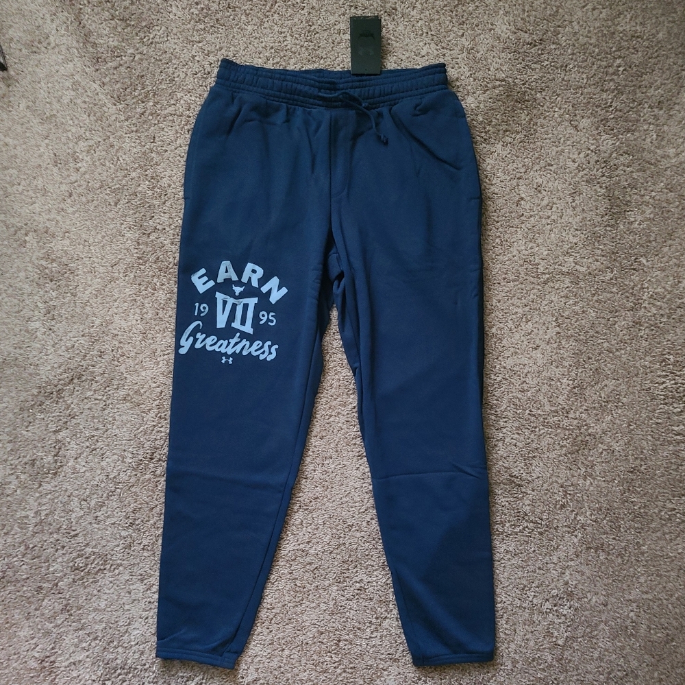 Mens Project Rock Earn Greatness Sweat Pants